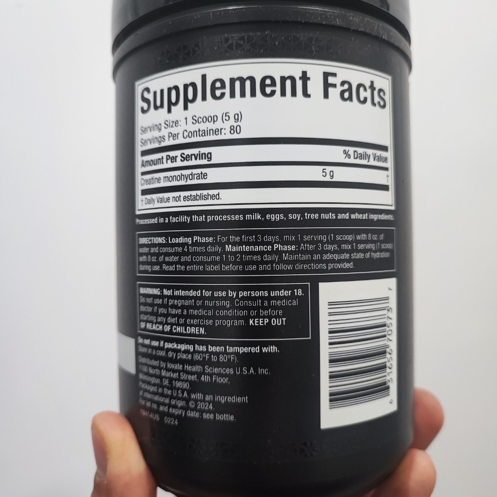 کراتین پلاتینیوم ماسل تک 400 گرم+تضمین اصالت