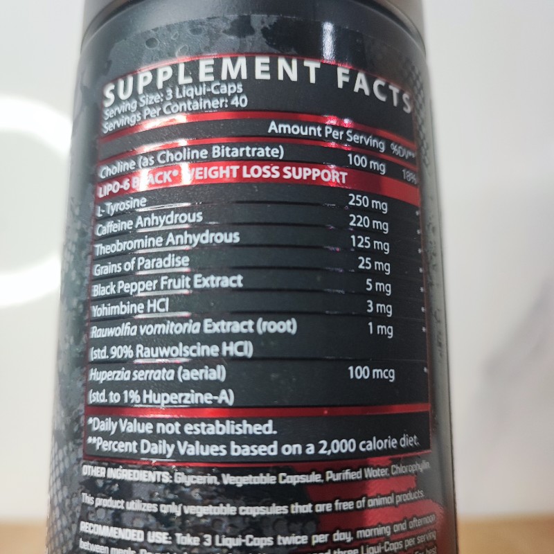 لیپوسیکس بلک 120 عددی ناترکس NUTREX