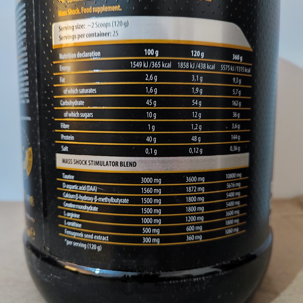 مس شوک گیر نوتریشن 3 کیلو GEAR NUTRATION