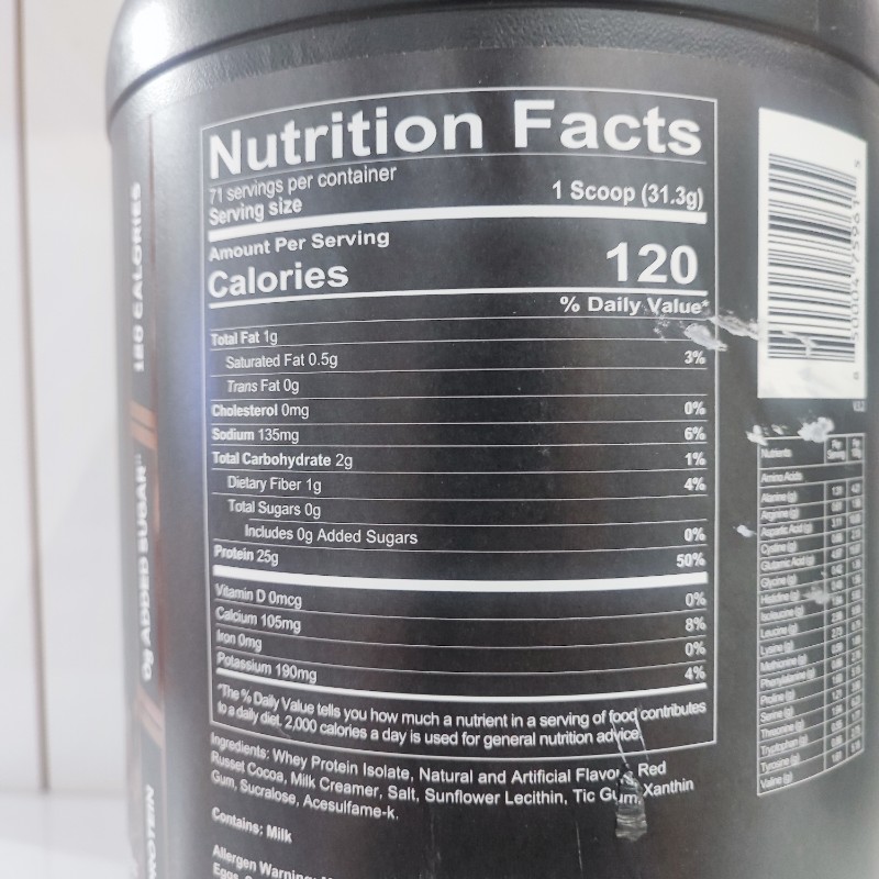 پروتئین وی ایزوله ایزوتوپ ردکان وان 2.22kg 