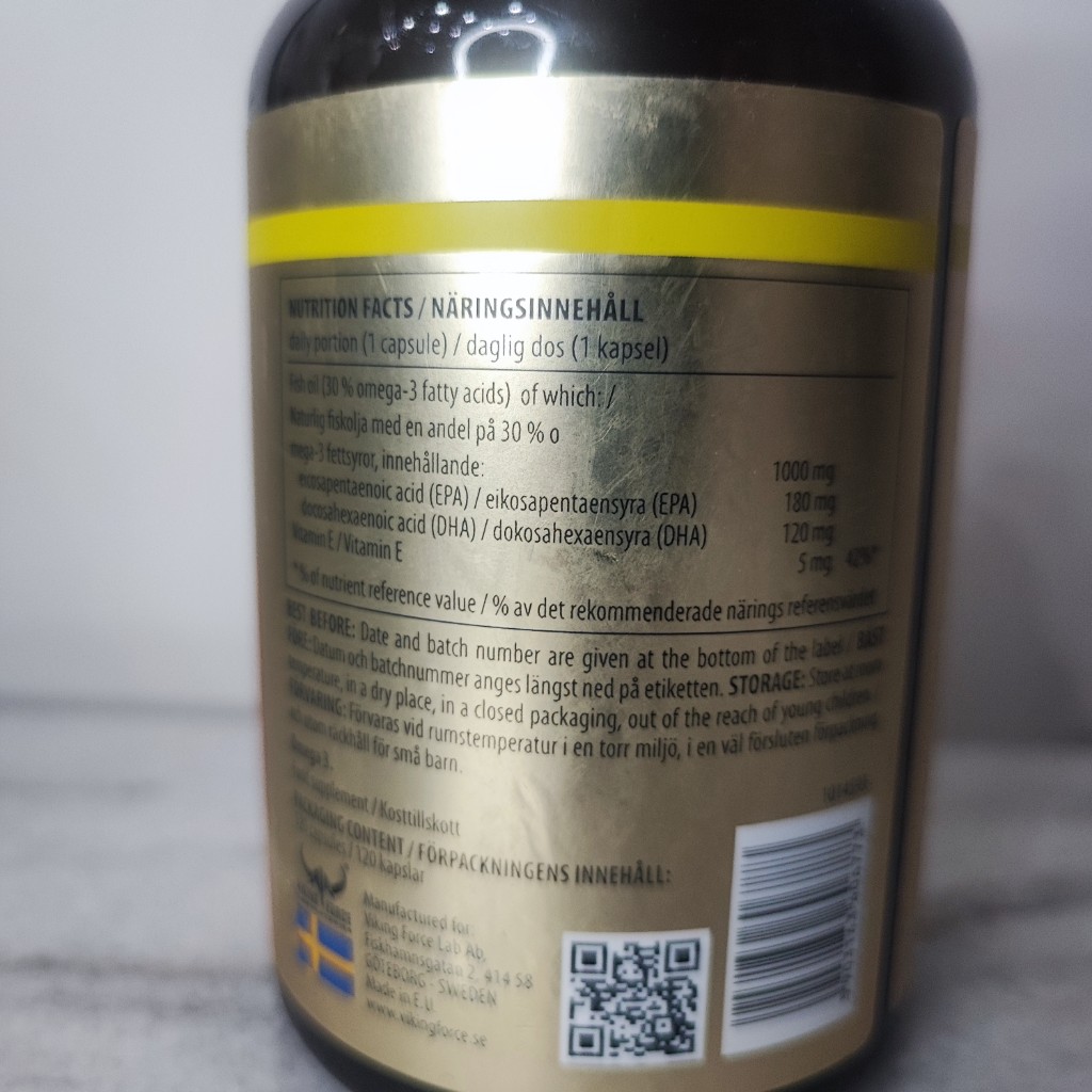 امگا 3 وایکینگ فورس 120 عدد viking force