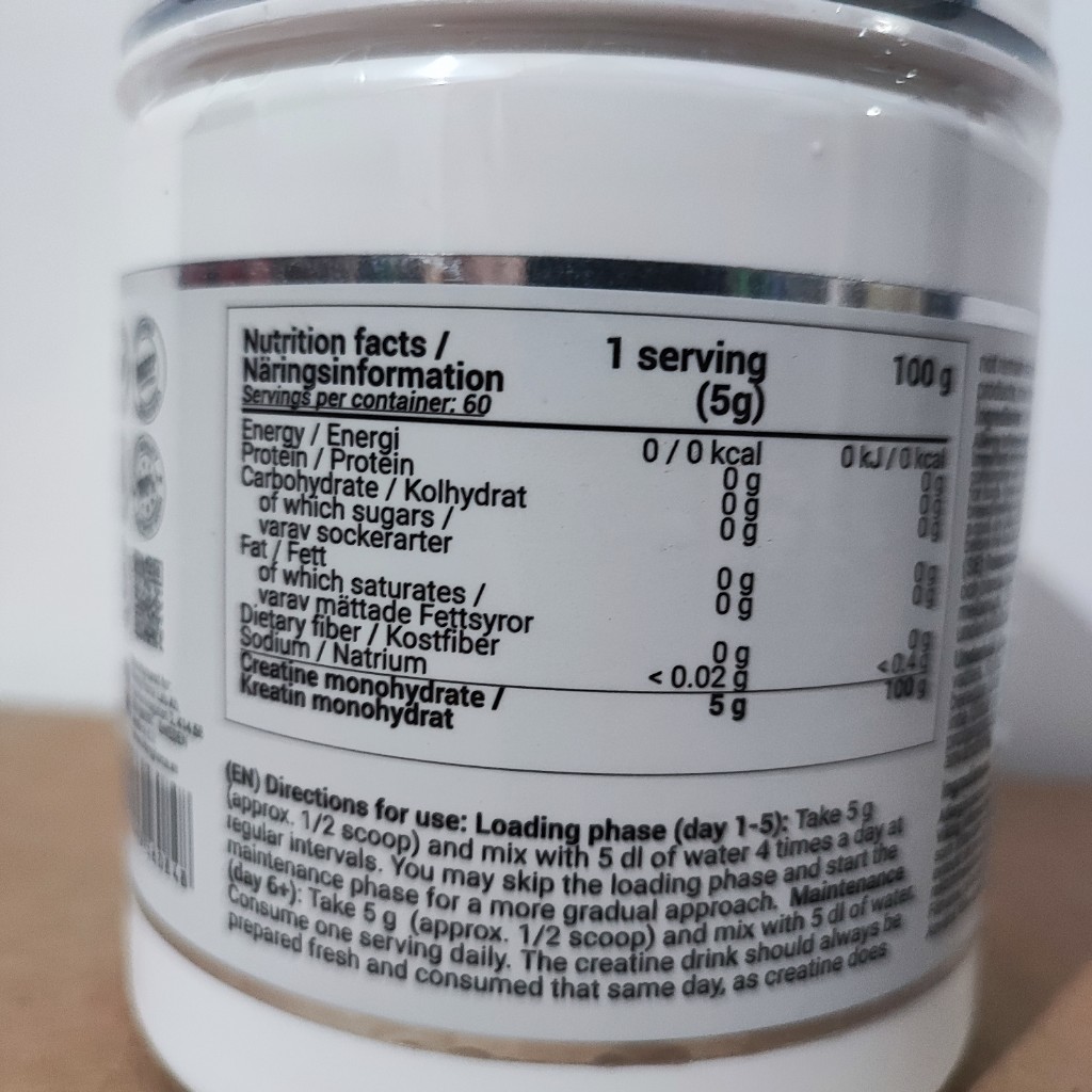 کراتین مونوهیدرات وایکینگ 300 گرمی دارای چک کد اصالت