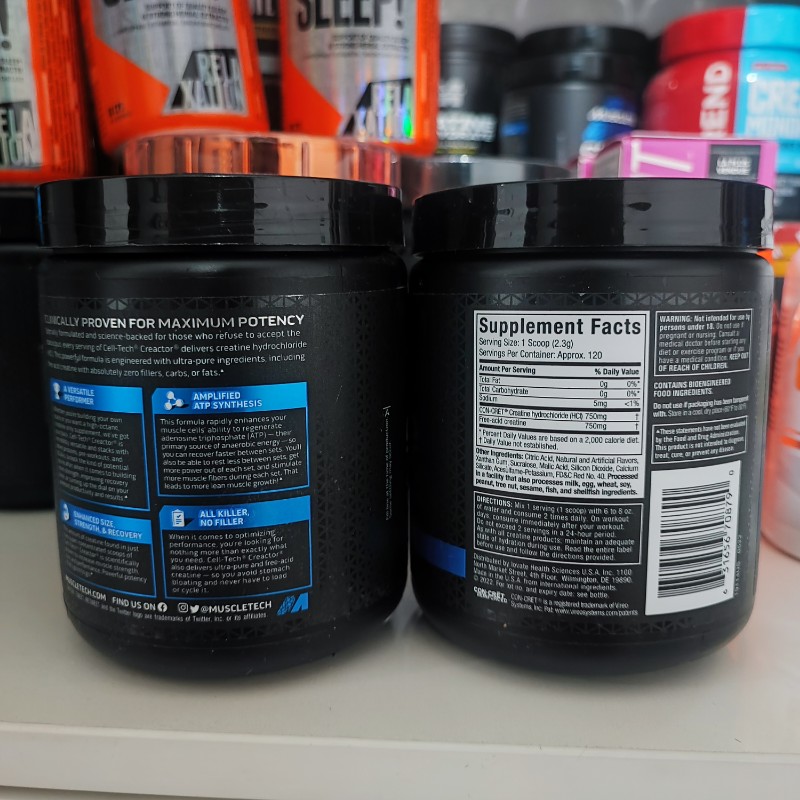 کراتین ترکیبی سل تک کرکتور ماسل تک 274 گرم