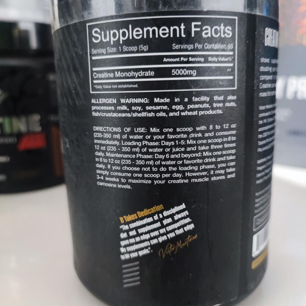 کراتین مونوهیدرات ویکتور مارتینز(300 گرم) 