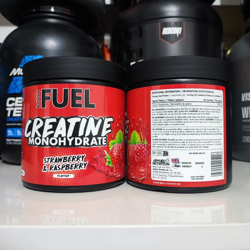 کراتین مونوهیدرات بادی فیول طعم داراپلاید(300 گرم) 