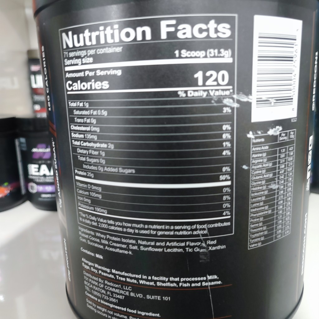 پروتئین وی ایزوله ایزوتوپ ردکان وان 2.22kg 