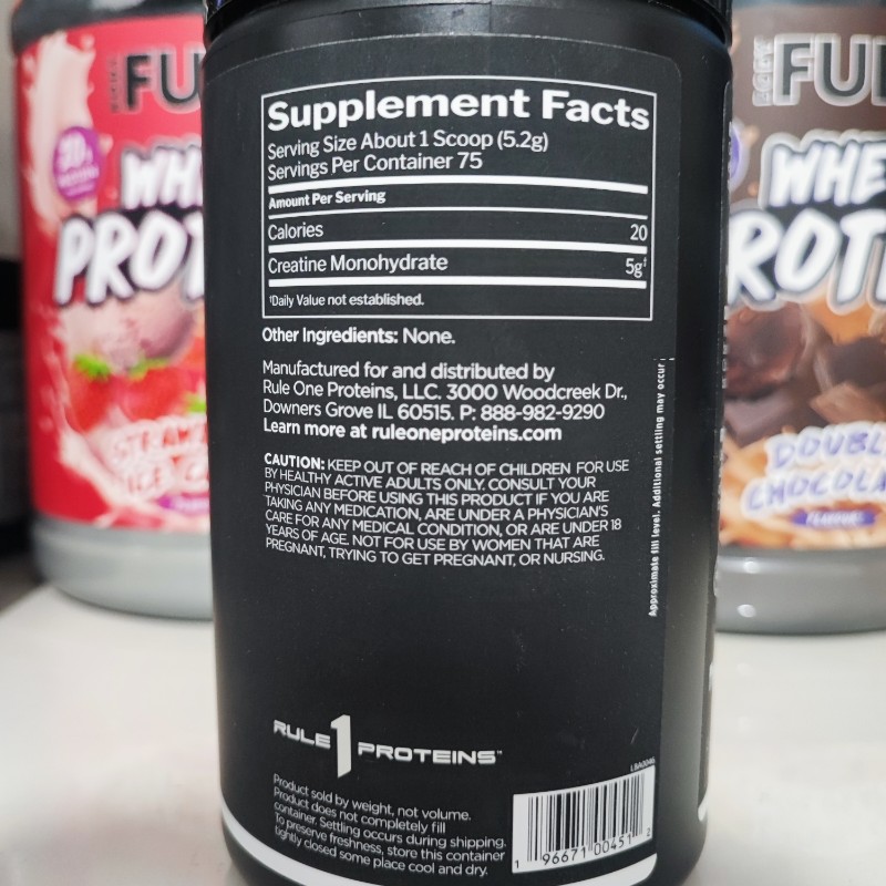 کراتین مونوهیدرات 390 گرم رول وان RULE ONE